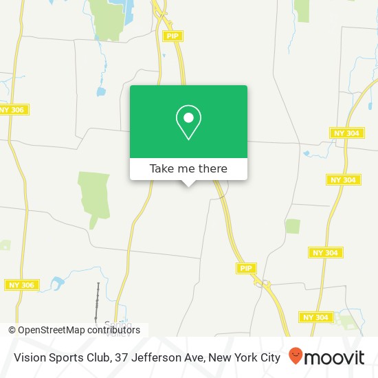 Vision Sports Club, 37 Jefferson Ave map