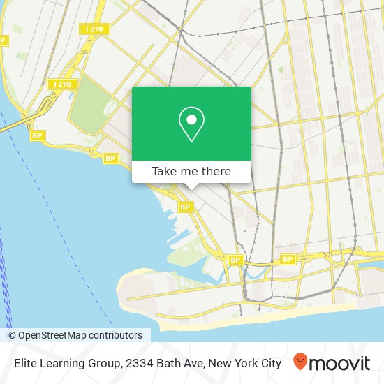 Elite Learning Group, 2334 Bath Ave map
