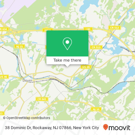 38 Dominic Dr, Rockaway, NJ 07866 map