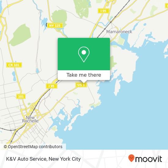 K&V Auto Service, 2149 Boston Post Rd map
