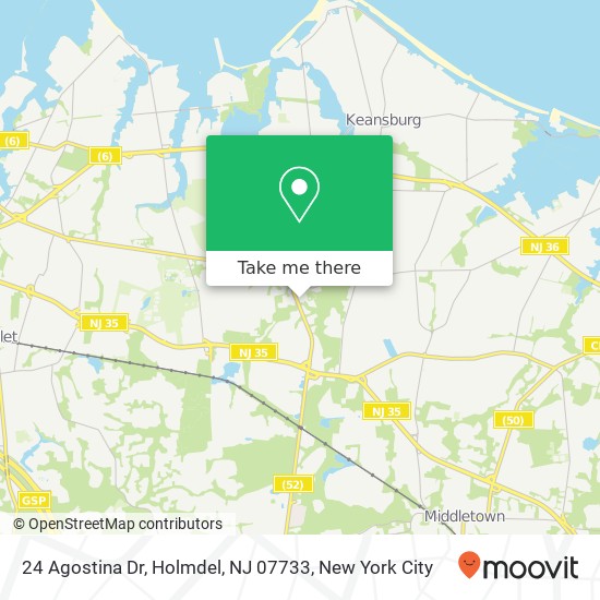 24 Agostina Dr, Holmdel, NJ 07733 map