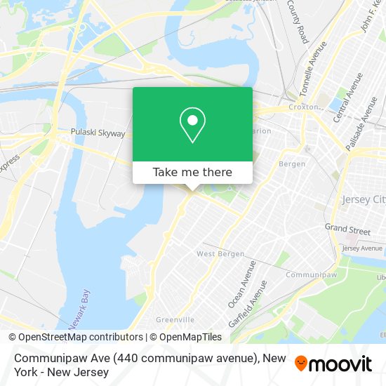 Mapa de Communipaw Ave (440 communipaw avenue)