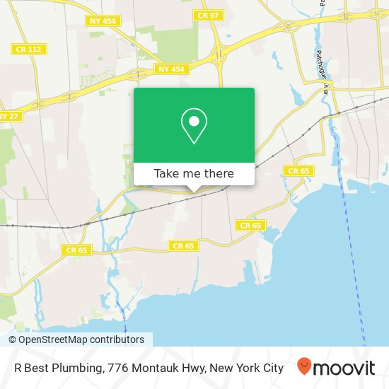 R Best Plumbing, 776 Montauk Hwy map