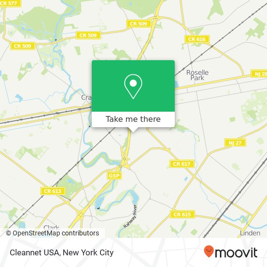 Mapa de Cleannet USA, 6 Commerce Dr