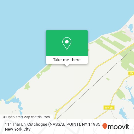 Mapa de 111 Ihar Ln, Cutchogue (NASSAU POINT), NY 11935