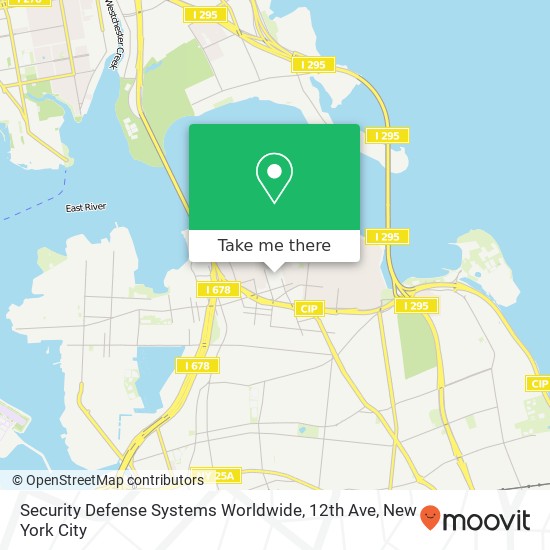 Security Defense Systems Worldwide, 12th Ave map