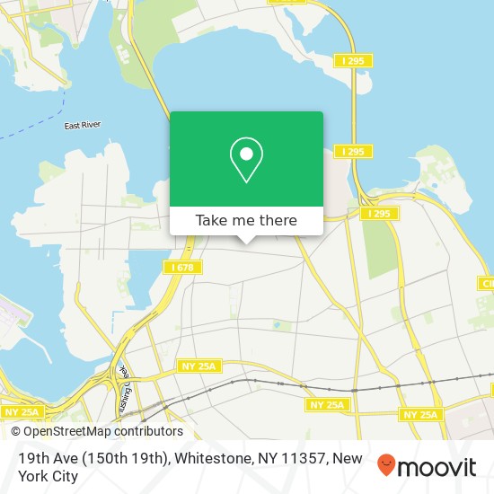 19th Ave (150th 19th), Whitestone, NY 11357 map