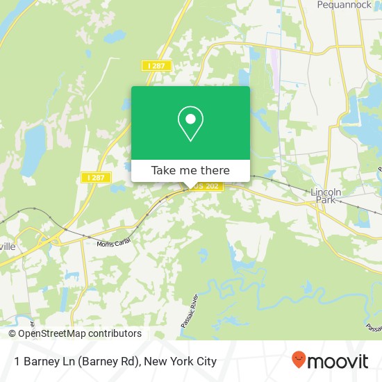 Mapa de 1 Barney Ln (Barney Rd), Towaco, NJ 07082