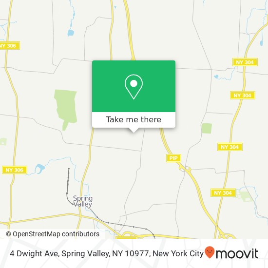 Mapa de 4 Dwight Ave, Spring Valley, NY 10977