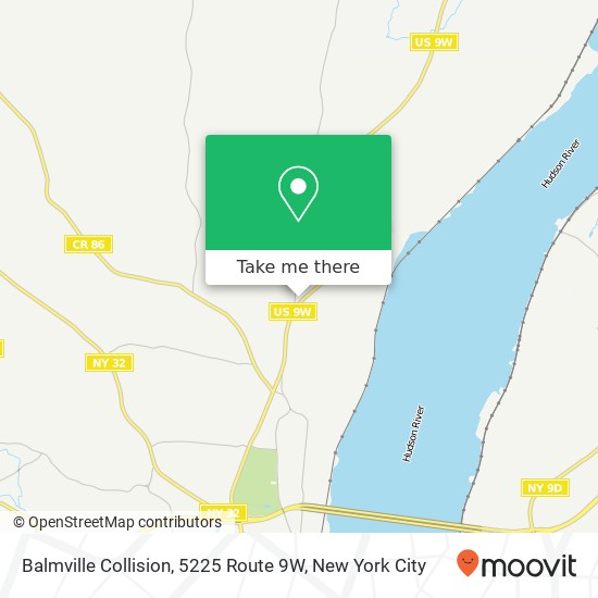 Mapa de Balmville Collision, 5225 Route 9W