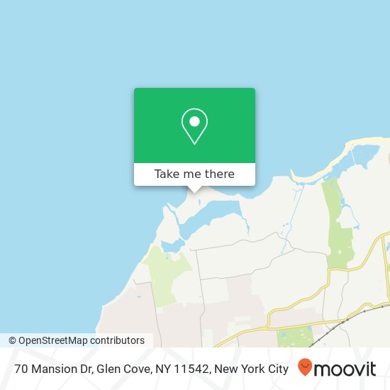 70 Mansion Dr, Glen Cove, NY 11542 map