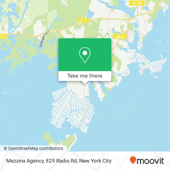 Mezzina Agency, 829 Radio Rd map