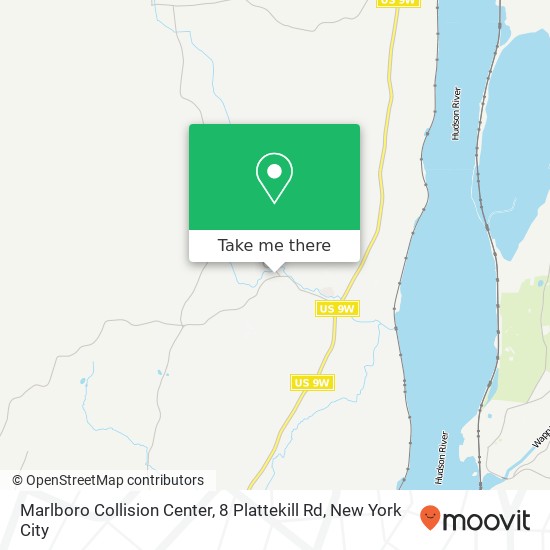 Marlboro Collision Center, 8 Plattekill Rd map