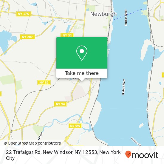 22 Trafalgar Rd, New Windsor, NY 12553 map