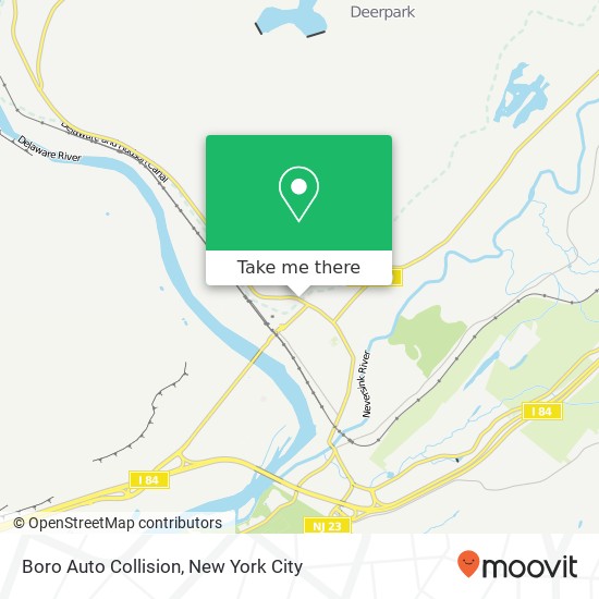 Boro Auto Collision, 21 W Main St map