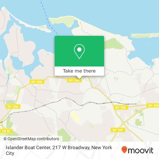 Mapa de Islander Boat Center, 217 W Broadway