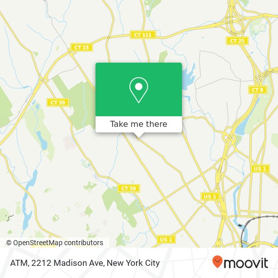 Mapa de ATM, 2212 Madison Ave