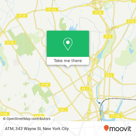 Mapa de ATM, 343 Wayne St
