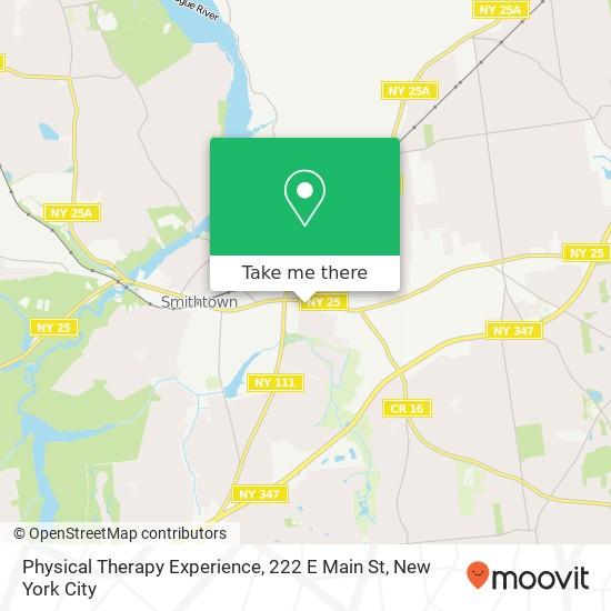 Mapa de Physical Therapy Experience, 222 E Main St