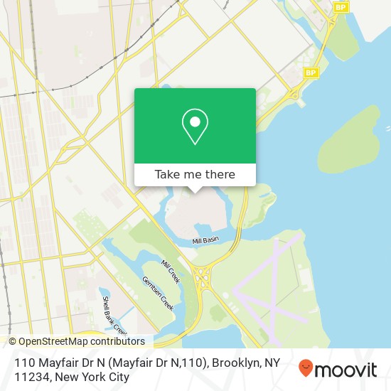 110 Mayfair Dr N (Mayfair Dr N,110), Brooklyn, NY 11234 map