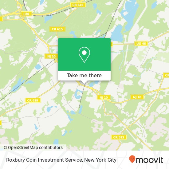 Roxbury Coin Investment Service map