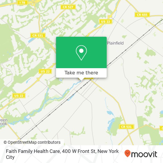 Faith Family Health Care, 400 W Front St map
