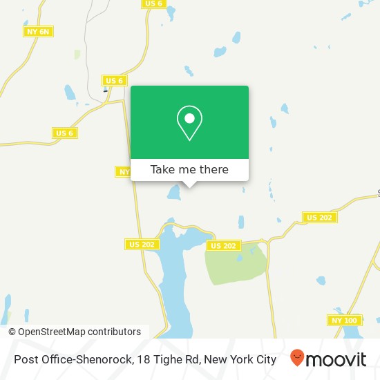 Mapa de Post Office-Shenorock, 18 Tighe Rd