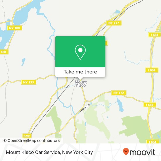Mapa de Mount Kisco Car Service
