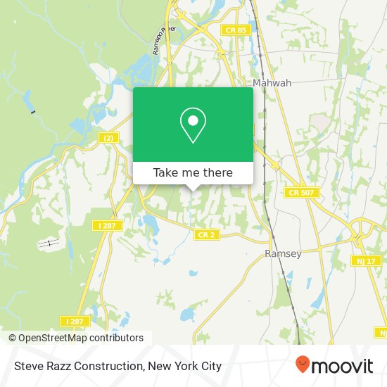 Steve Razz Construction map