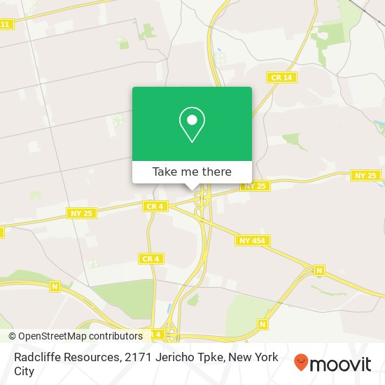 Radcliffe Resources, 2171 Jericho Tpke map