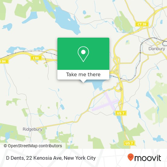 D Dents, 22 Kenosia Ave map