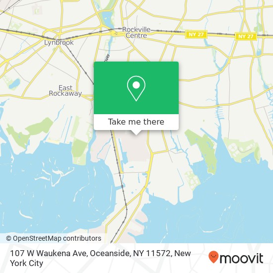 107 W Waukena Ave, Oceanside, NY 11572 map