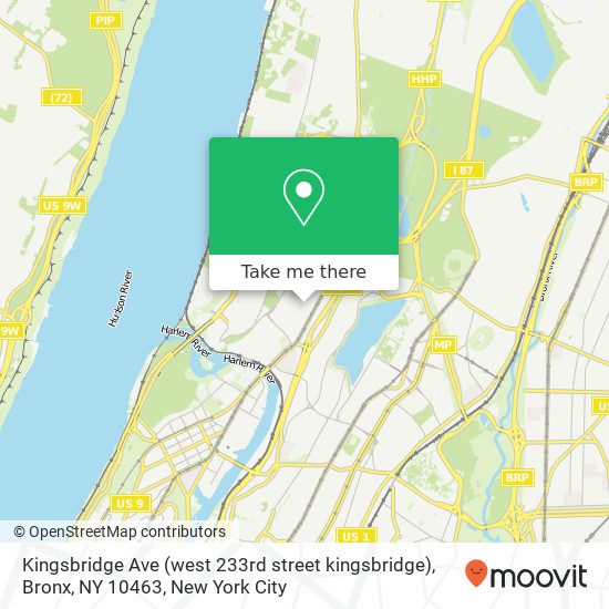 Kingsbridge Ave (west 233rd street kingsbridge), Bronx, NY 10463 map
