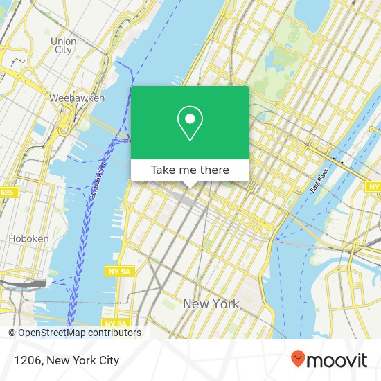 1206, 248 W 35th St #1206, New York, NY 10001, USA map