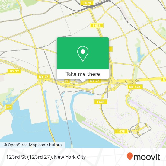 Mapa de 123rd St (123rd 27), South Ozone Park, NY 11420