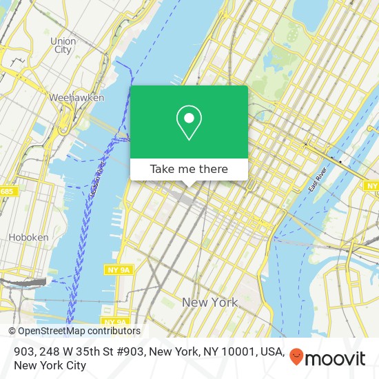 903, 248 W 35th St #903, New York, NY 10001, USA map