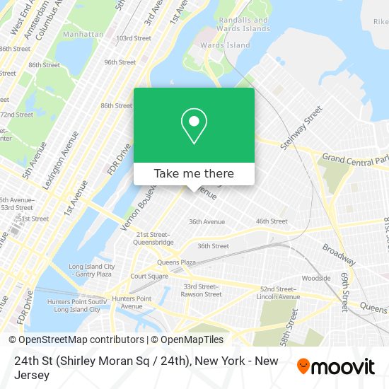 Mapa de 24th St (Shirley Moran Sq / 24th)
