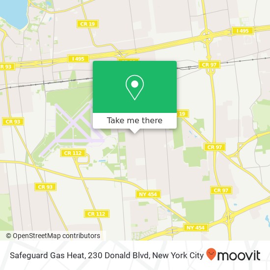 Mapa de Safeguard Gas Heat, 230 Donald Blvd