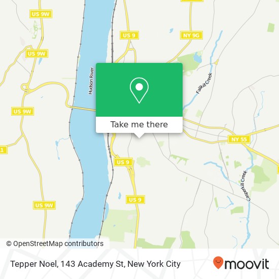 Mapa de Tepper Noel, 143 Academy St