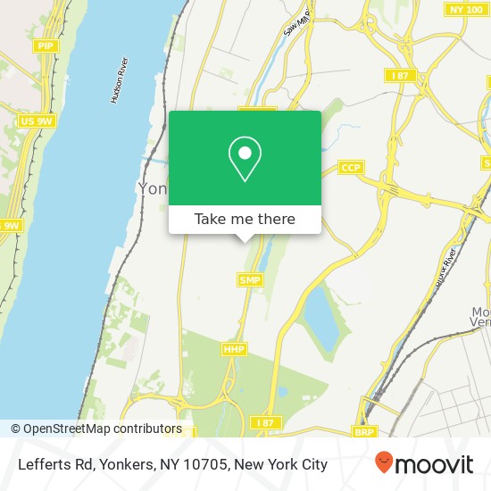 Lefferts Rd, Yonkers, NY 10705 map