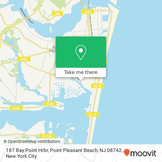 187 Bay Point Hrbr, Point Pleasant Beach, NJ 08742 map
