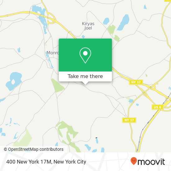 400 New York 17M map