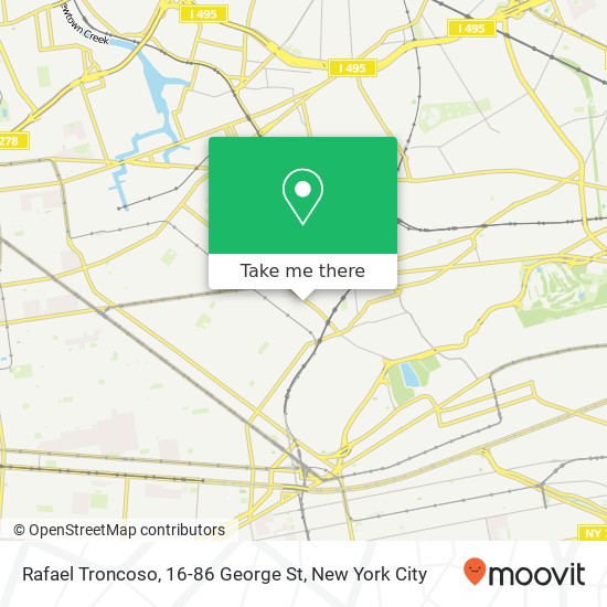 Mapa de Rafael Troncoso, 16-86 George St