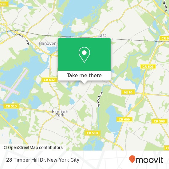 28 Timber Hill Dr, East Hanover, NJ 07936 map