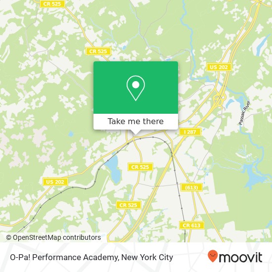 Mapa de O-Pa! Performance Academy, 2 Morristown Rd