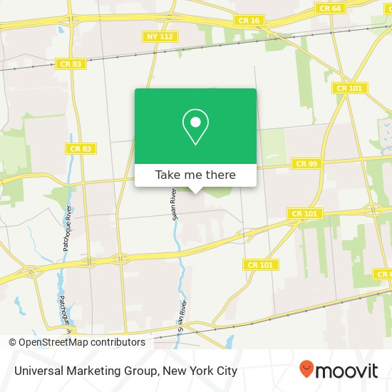 Universal Marketing Group, 42 Circle Dr N map