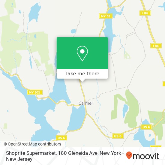 Mapa de Shoprite Supermarket, 180 Gleneida Ave