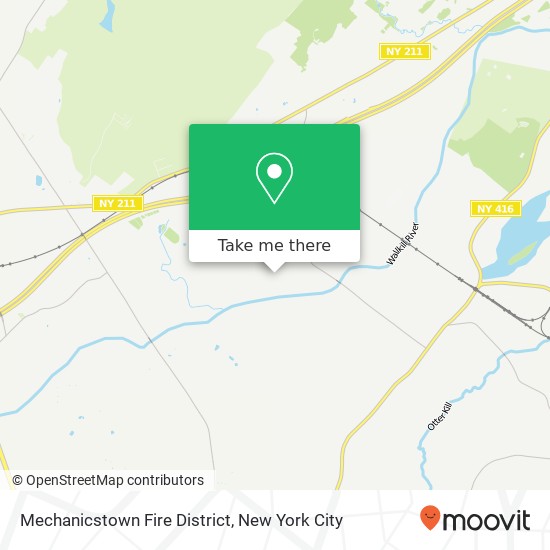 Mechanicstown Fire District map