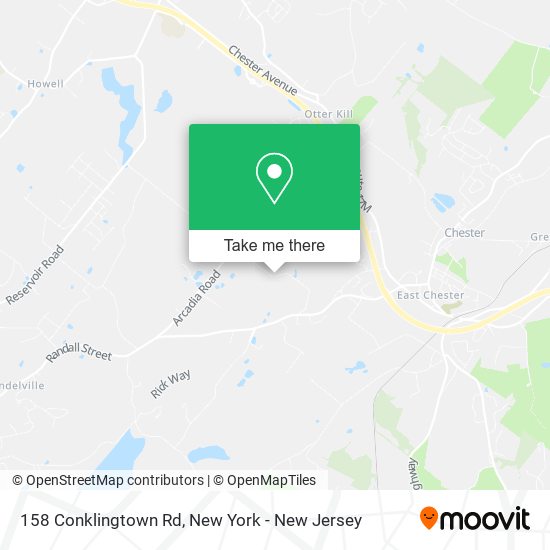 Mapa de 158 Conklingtown Rd