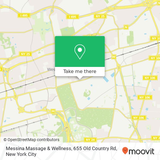 Messina Massage & Wellness, 655 Old Country Rd map